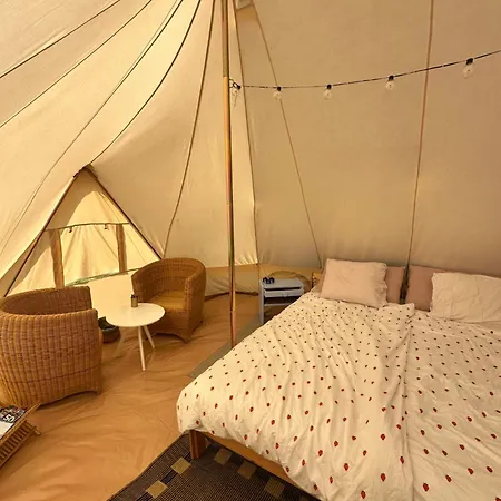 Lyxtält Big Tent With Real Beds And Ocean View *