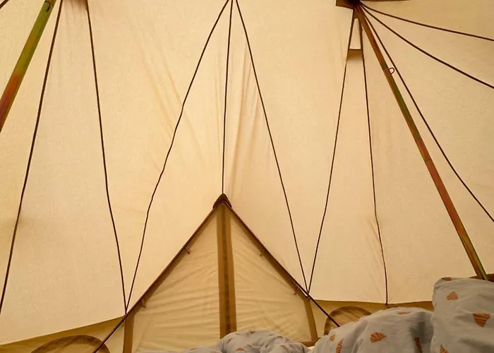豪华帐篷 Big Tent With Real Beds And Ocean View